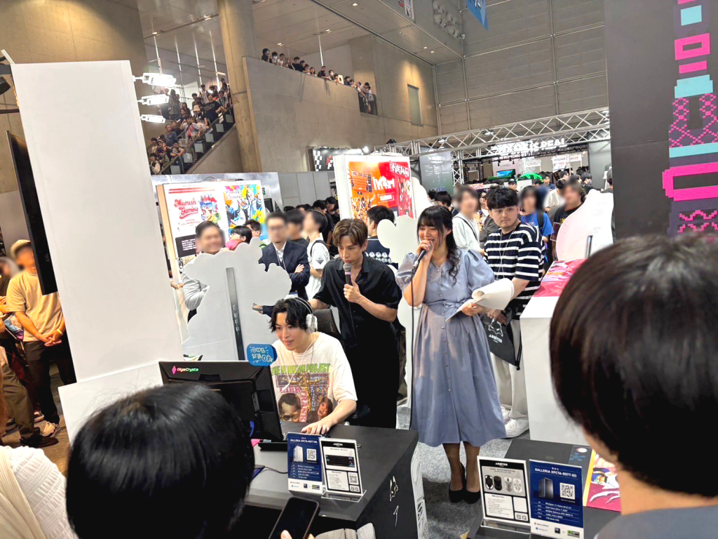 イベントご出演いただいたSPYGEAさん、蛇足さん、谷藤博美さんと盛り上がるイベントの様子